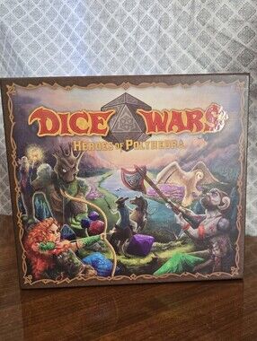 Dice Wars: Heroes of Polyhedra Tactical Fantasy Board Game Complete